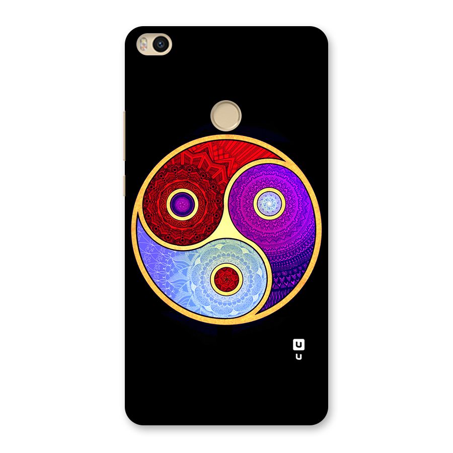Yin Yang Mandala Design Back Case for Mi Max 2