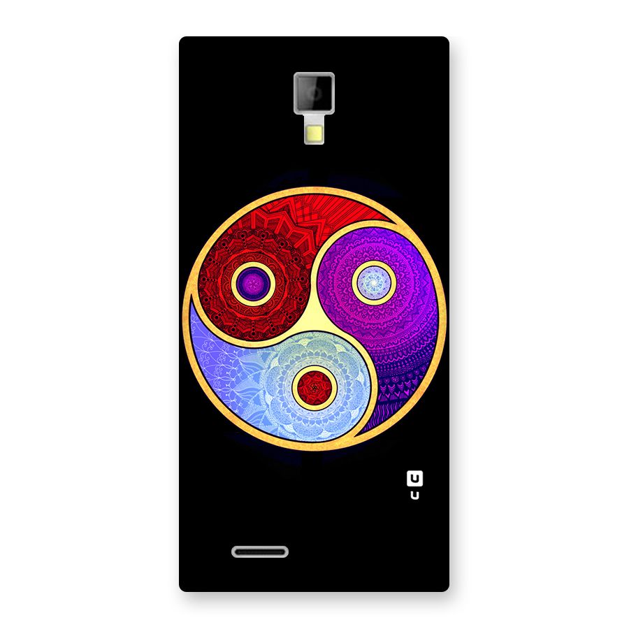 Yin Yang Mandala Design Back Case for Micromax Canvas Xpress A99