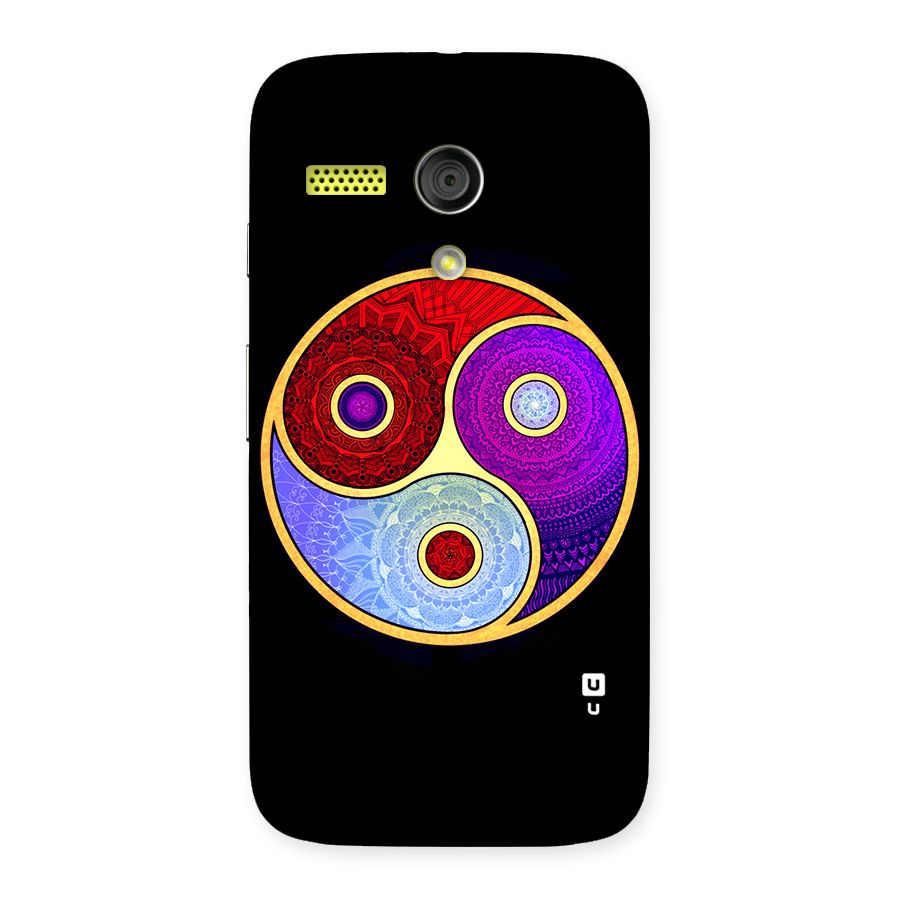 Yin Yang Mandala Design Back Case for Moto G