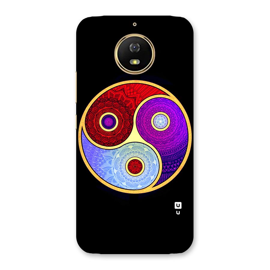 Yin Yang Mandala Design Back Case for Moto G5s