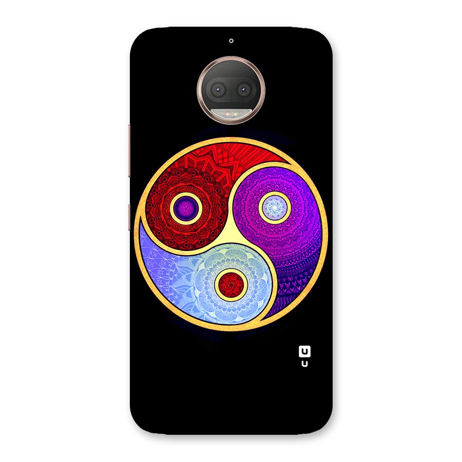 Yin Yang Mandala Design Back Case for Moto G5s Plus