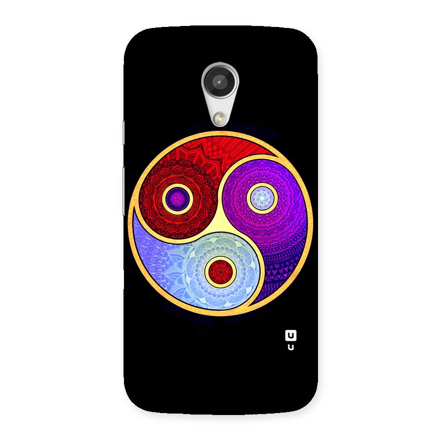 Yin Yang Mandala Design Back Case for Moto G 2nd Gen