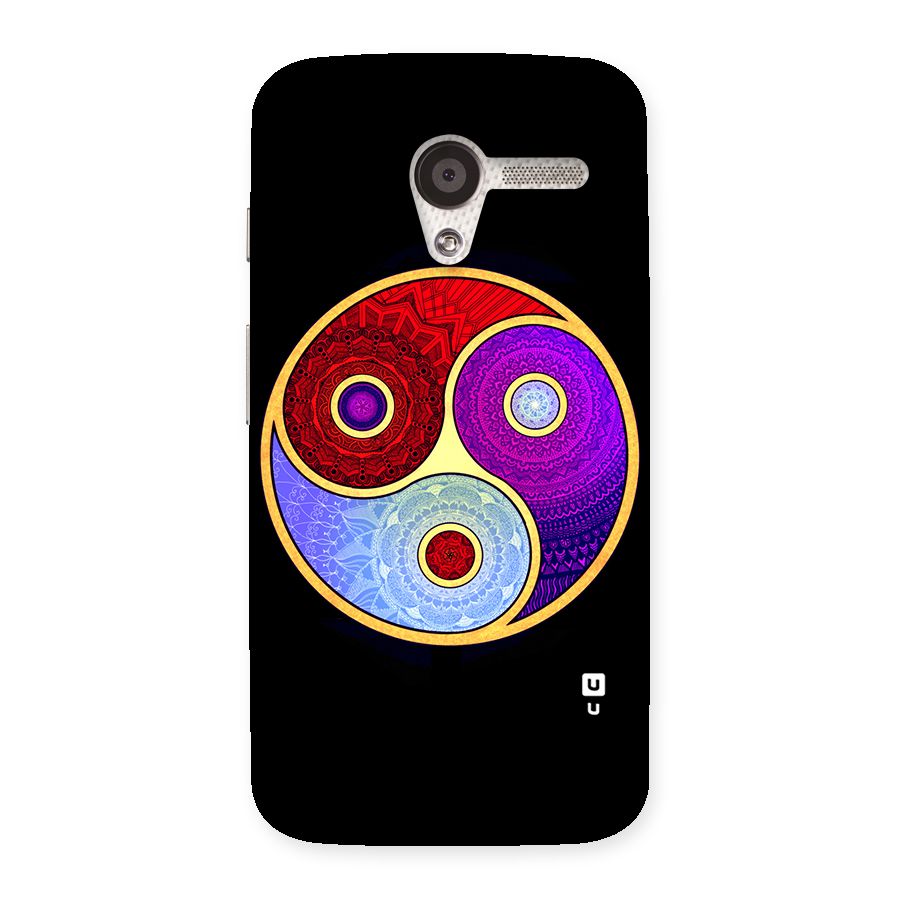 Yin Yang Mandala Design Back Case for Moto X