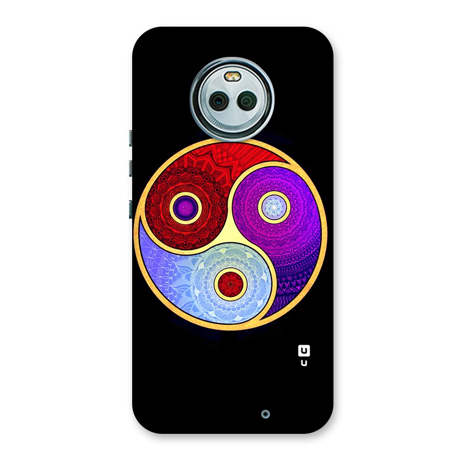 Yin Yang Mandala Design Back Case for Moto X4