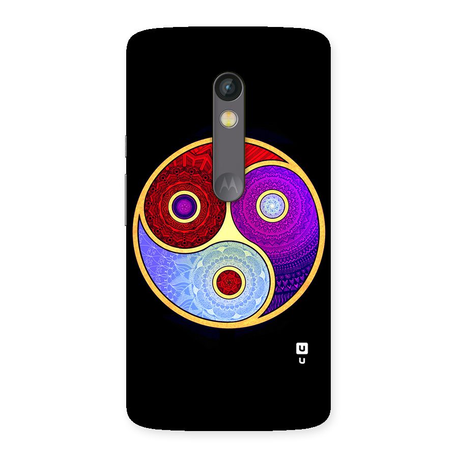 Yin Yang Mandala Design Back Case for Moto X Play