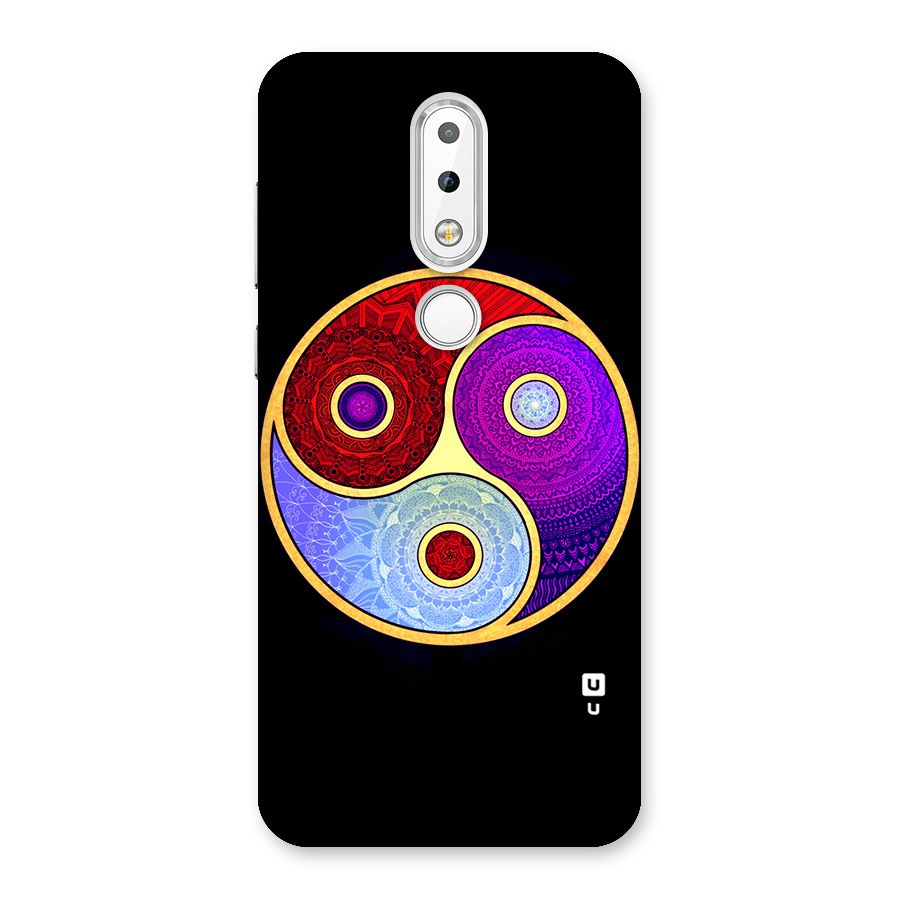 Yin Yang Mandala Design Back Case for Nokia 6.1 Plus