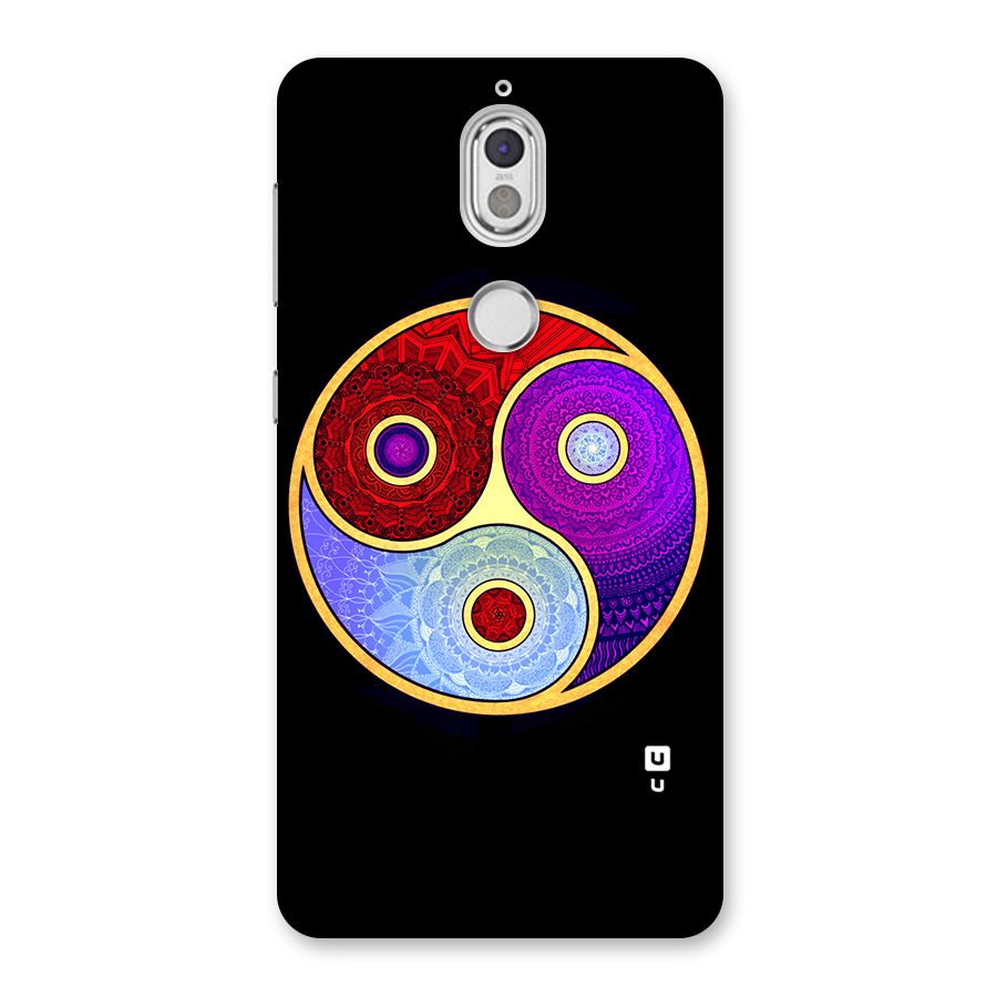 Yin Yang Mandala Design Back Case for Nokia 7