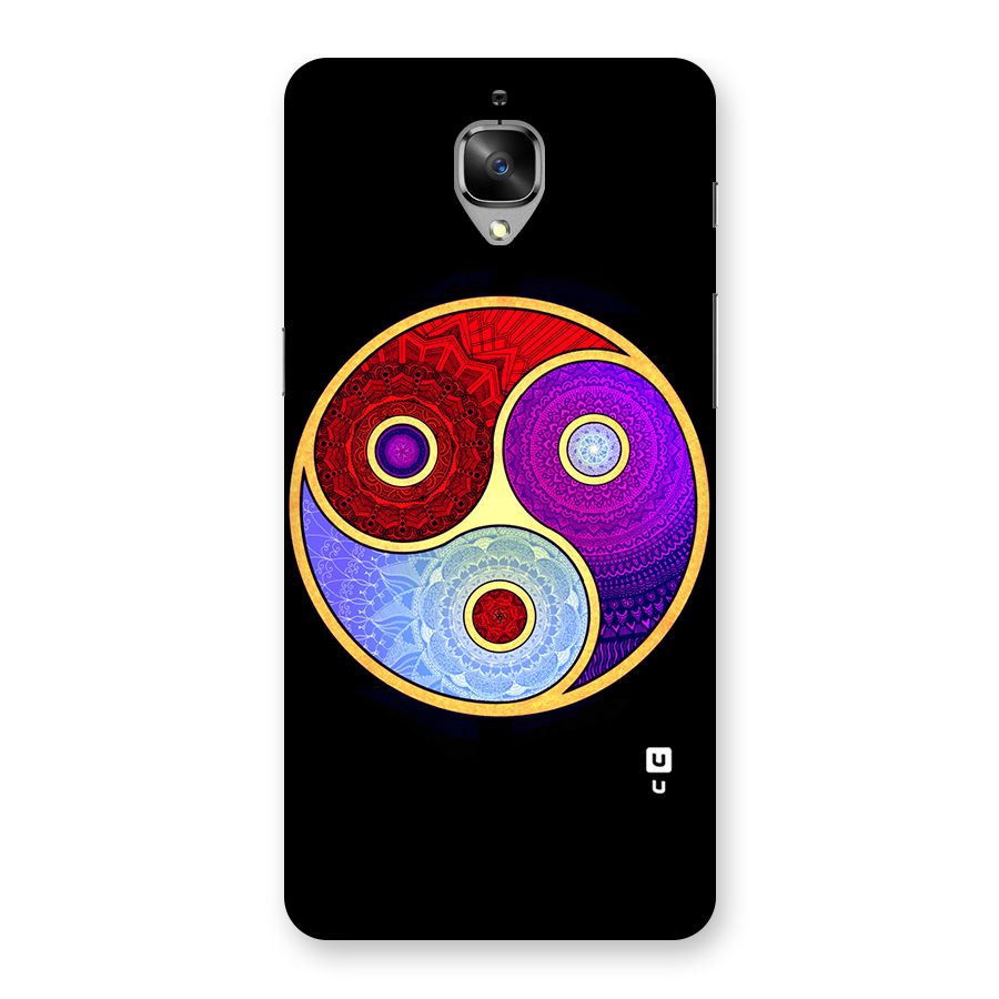 Yin Yang Mandala Design Back Case for OnePlus 3