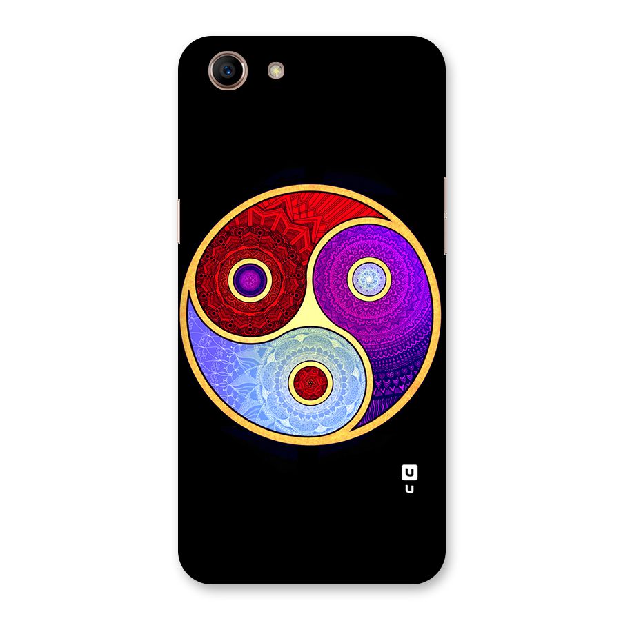 Yin Yang Mandala Design Back Case for Oppo A83 (2018)