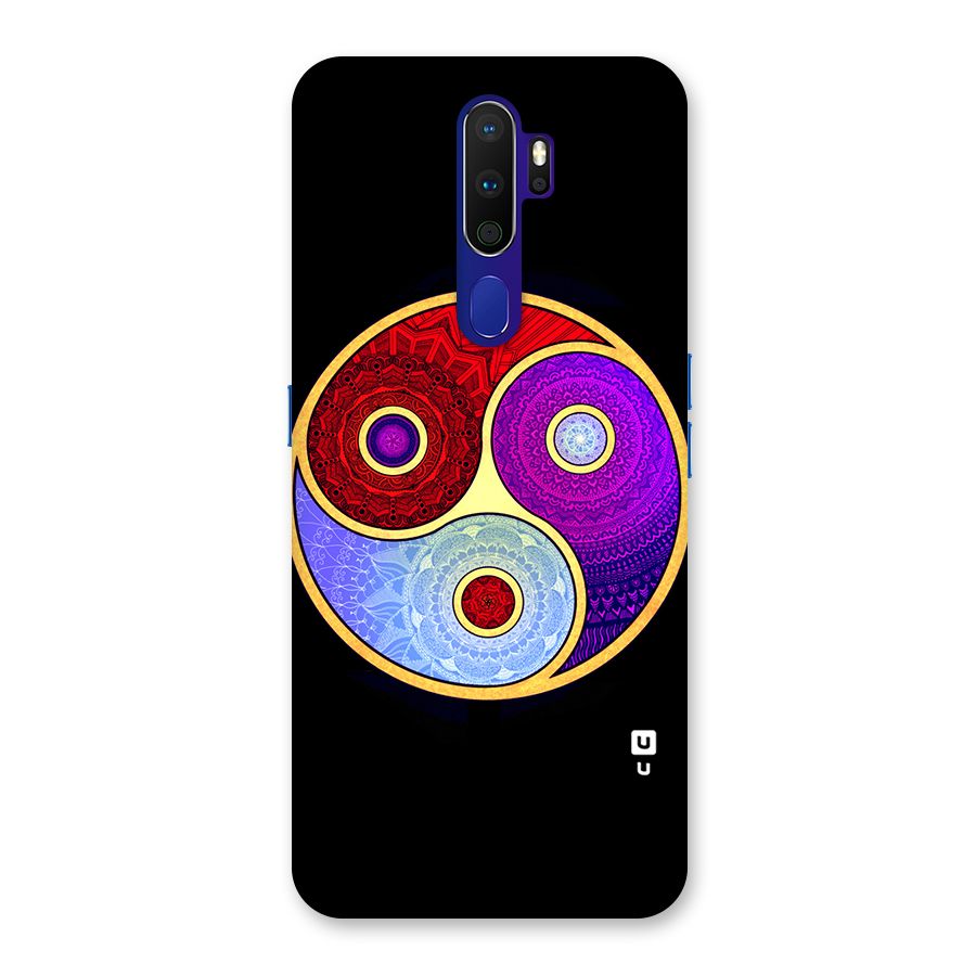 Yin Yang Mandala Design Back Case for Oppo A9 (2020)
