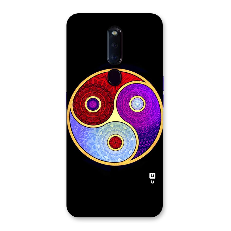 Yin Yang Mandala Design Back Case for Oppo F11 Pro
