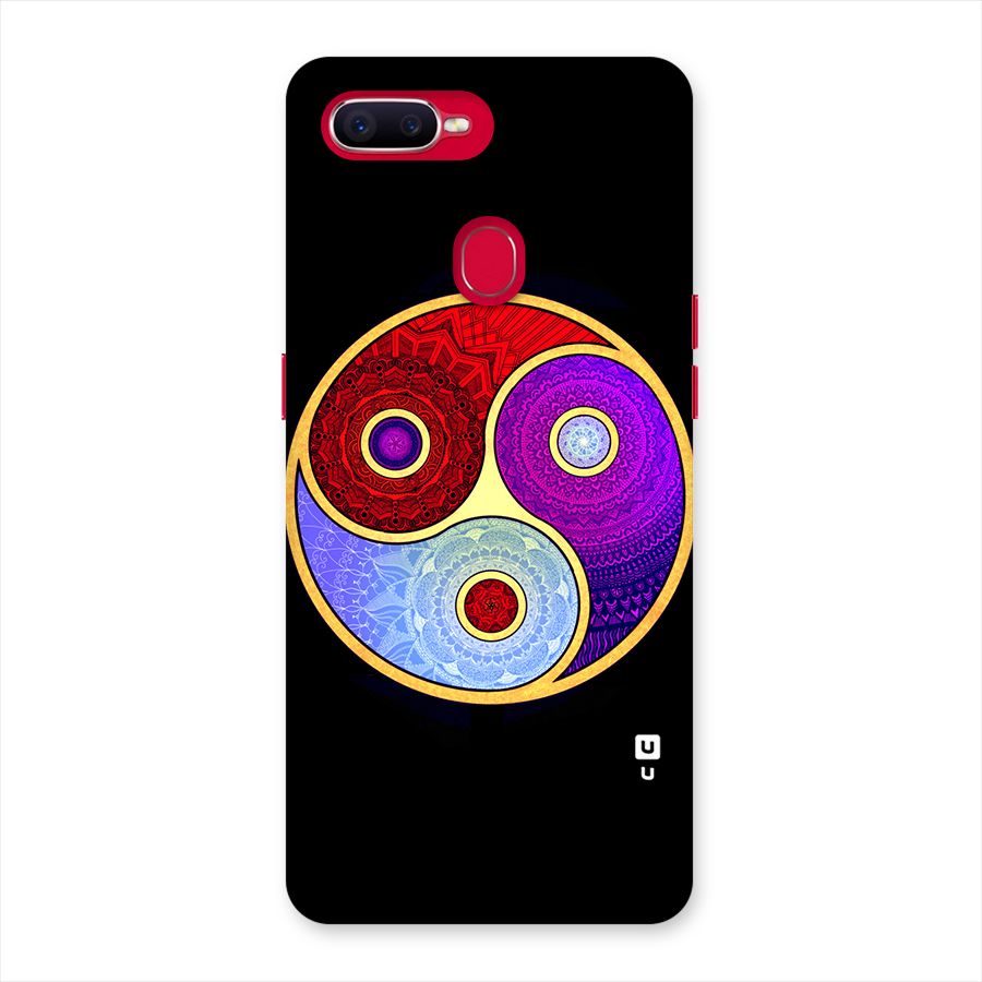 Yin Yang Mandala Design Back Case for Oppo F9 Pro