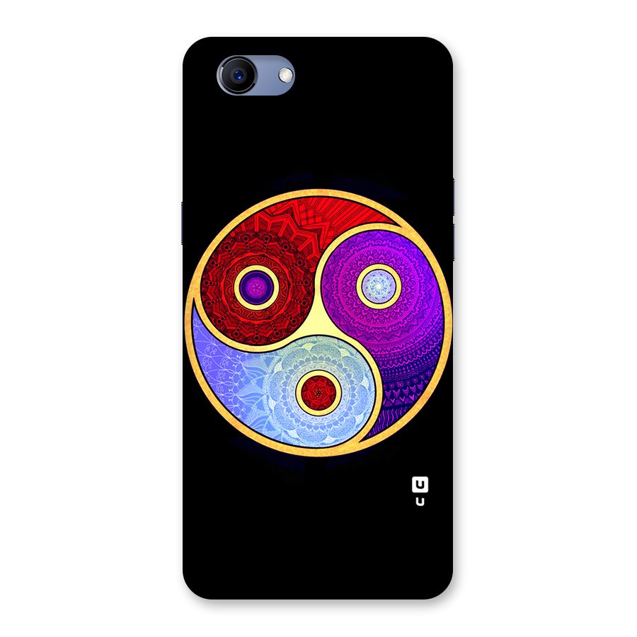 Yin Yang Mandala Design Back Case for Oppo Realme 1