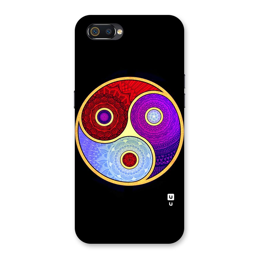 Yin Yang Mandala Design Back Case for Realme C2