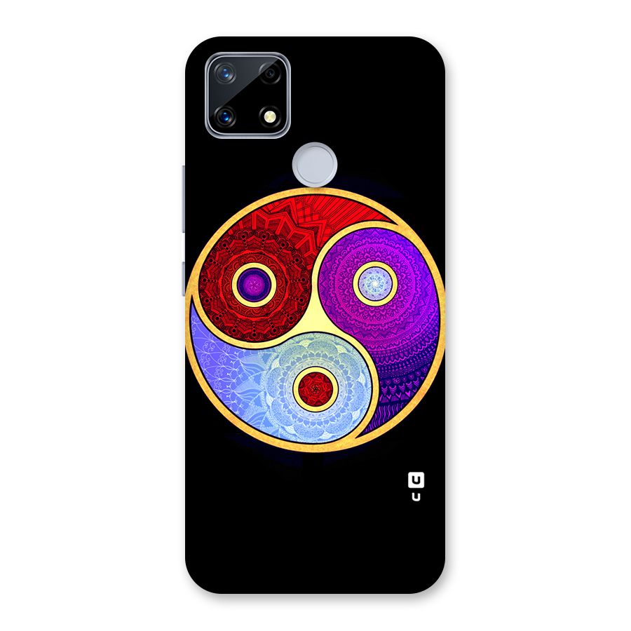 Yin Yang Mandala Design Back Case for Realme Narzo 20