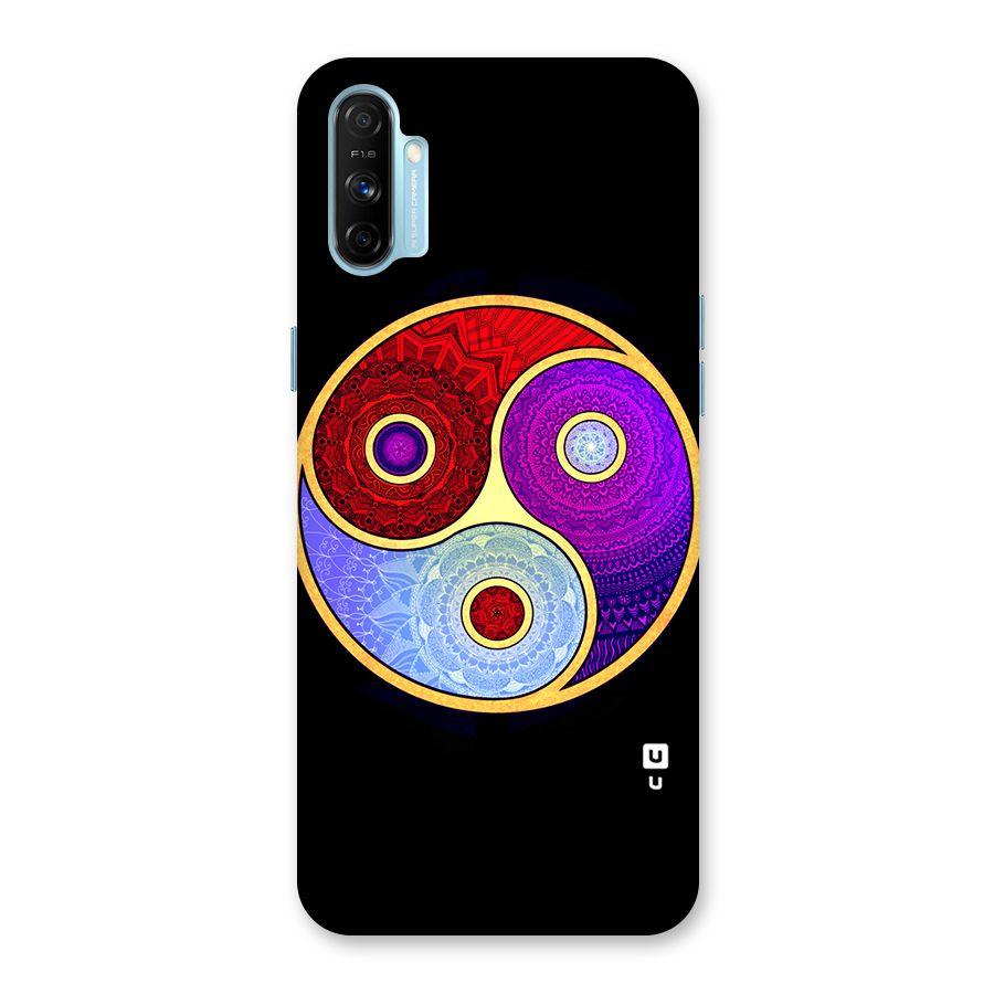 Yin Yang Mandala Design Back Case for Realme Narzo 20A