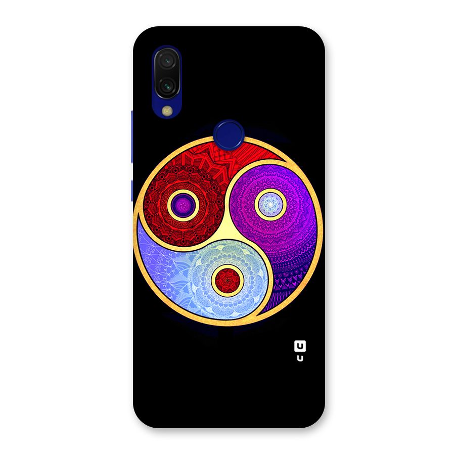 Yin Yang Mandala Design Back Case for Redmi 7
