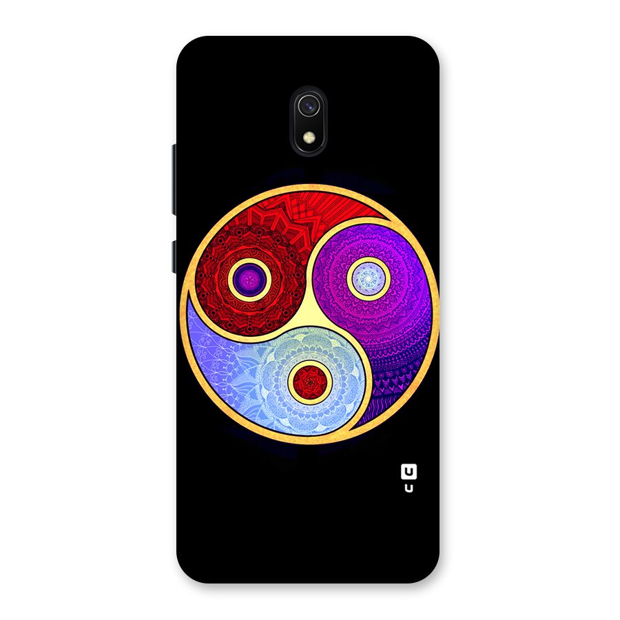 Yin Yang Mandala Design Back Case for Redmi 8A