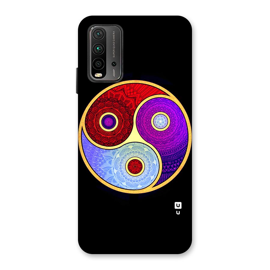 Yin Yang Mandala Design Back Case for Redmi 9 Power