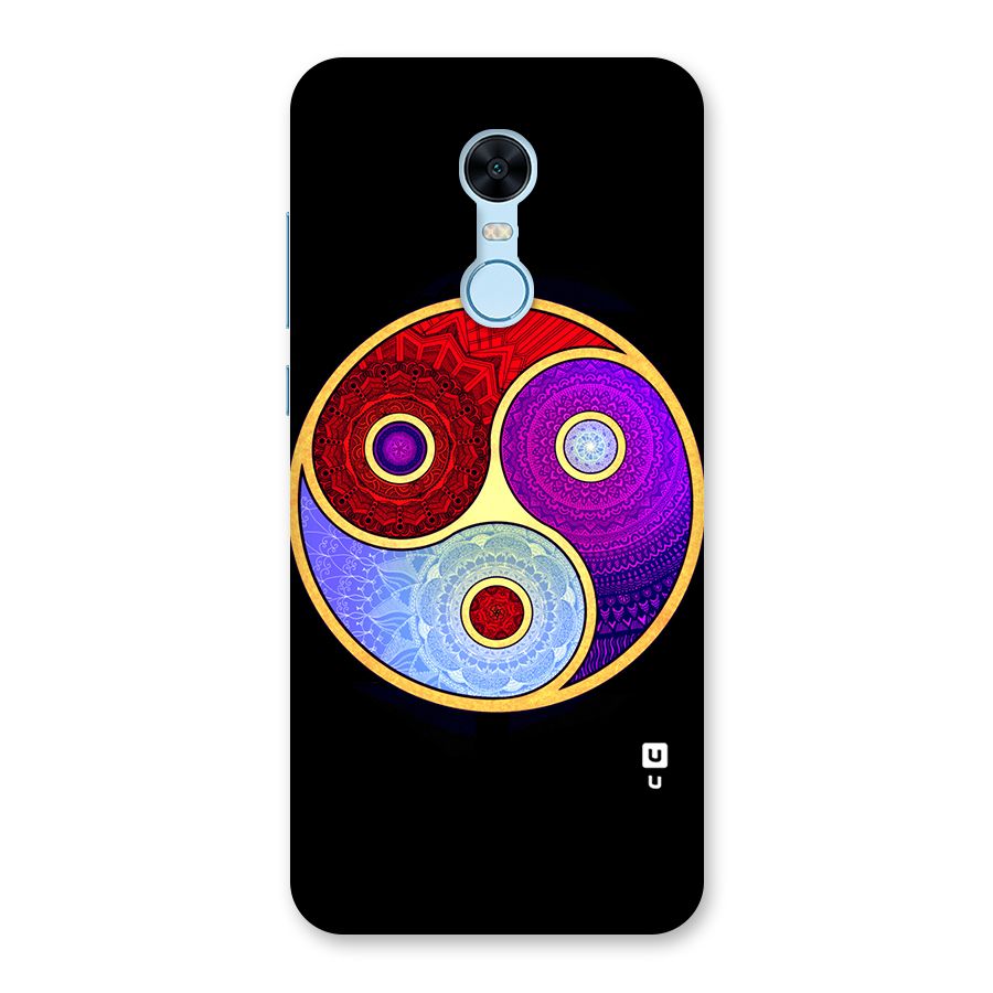 Yin Yang Mandala Design Back Case for Redmi Note 5
