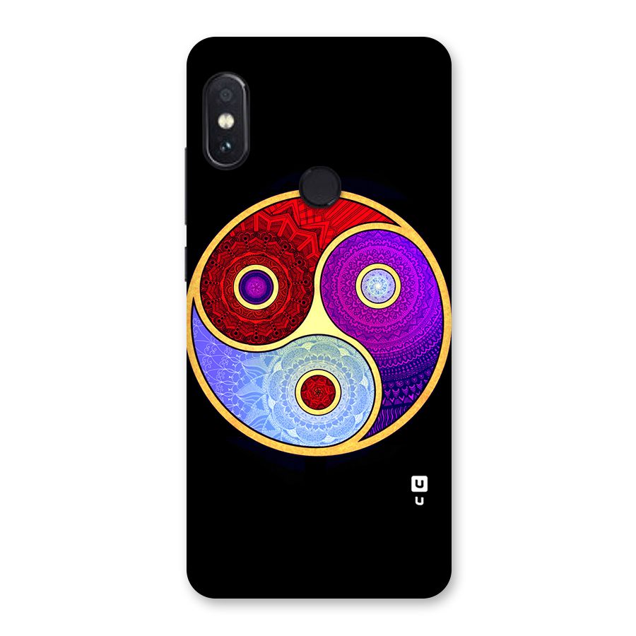 Yin Yang Mandala Design Back Case for Redmi Note 5 Pro