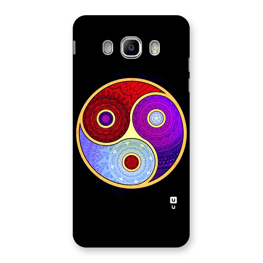 Yin Yang Mandala Design Back Case for Samsung Galaxy J5 2016