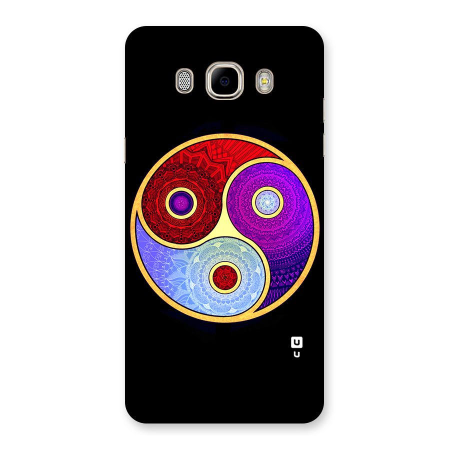 Yin Yang Mandala Design Back Case for Samsung Galaxy J7 2016