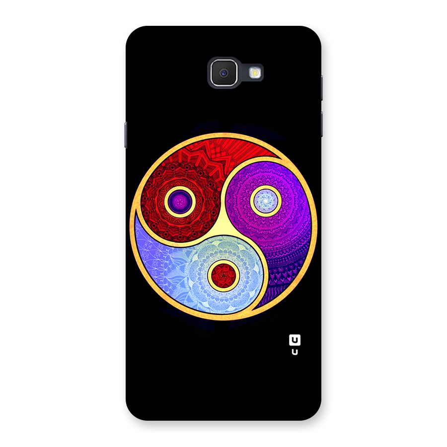 Yin Yang Mandala Design Back Case for Samsung Galaxy J7 Prime