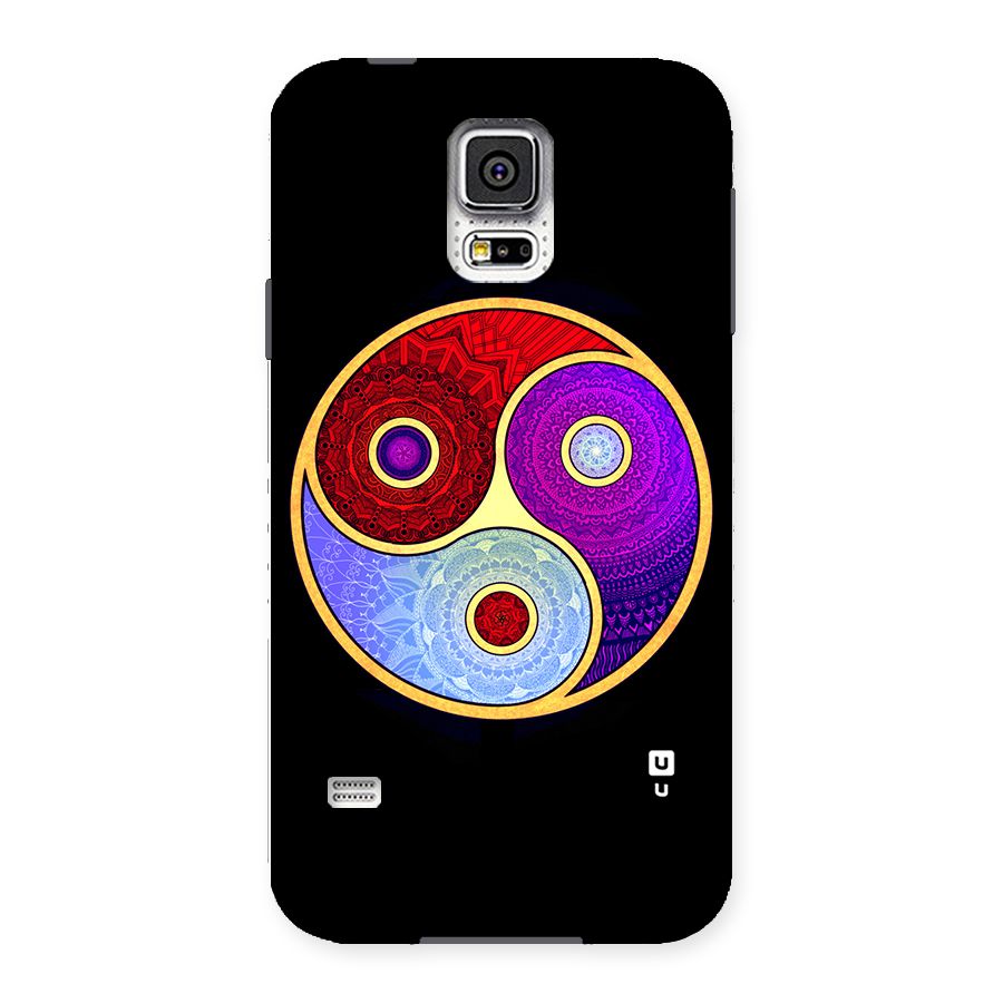 Yin Yang Mandala Design Back Case for Samsung Galaxy S5