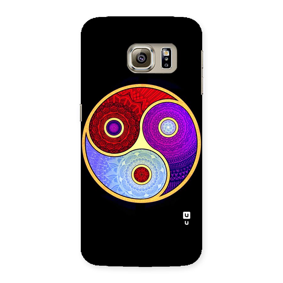 Yin Yang Mandala Design Back Case for Samsung Galaxy S6 Edge
