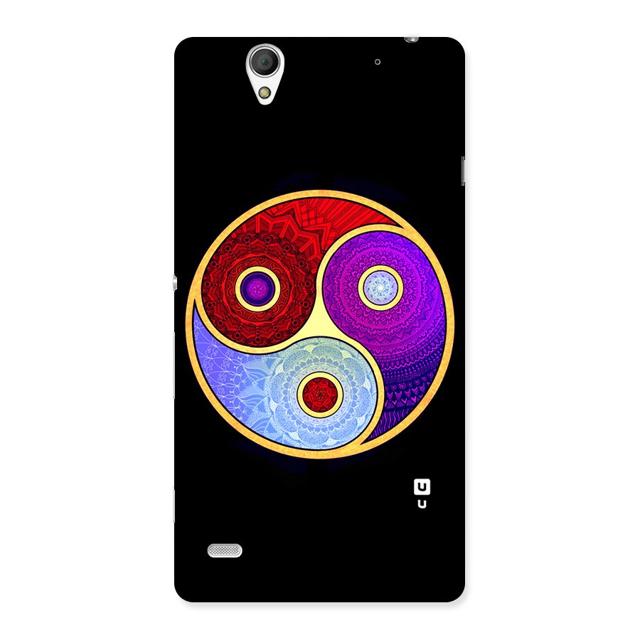 Yin Yang Mandala Design Back Case for Sony Xperia C4