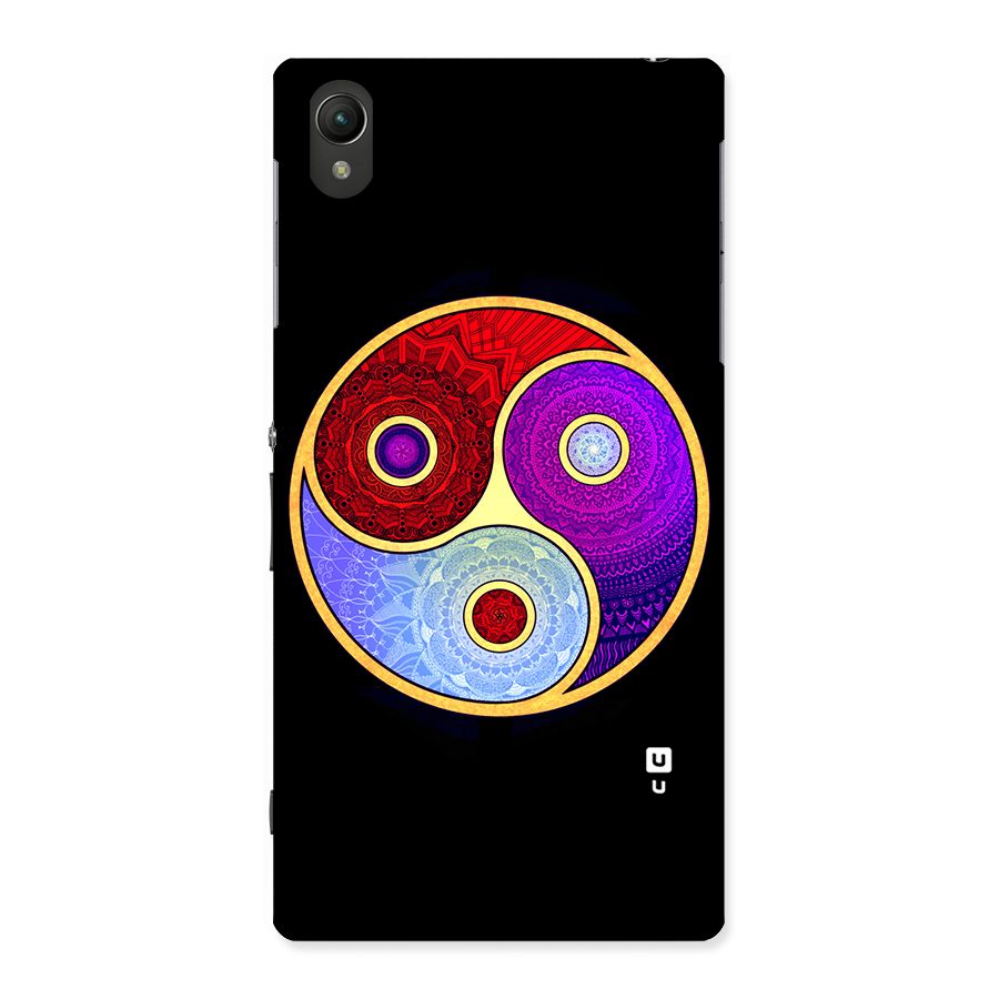 Yin Yang Mandala Design Back Case for Sony Xperia Z1