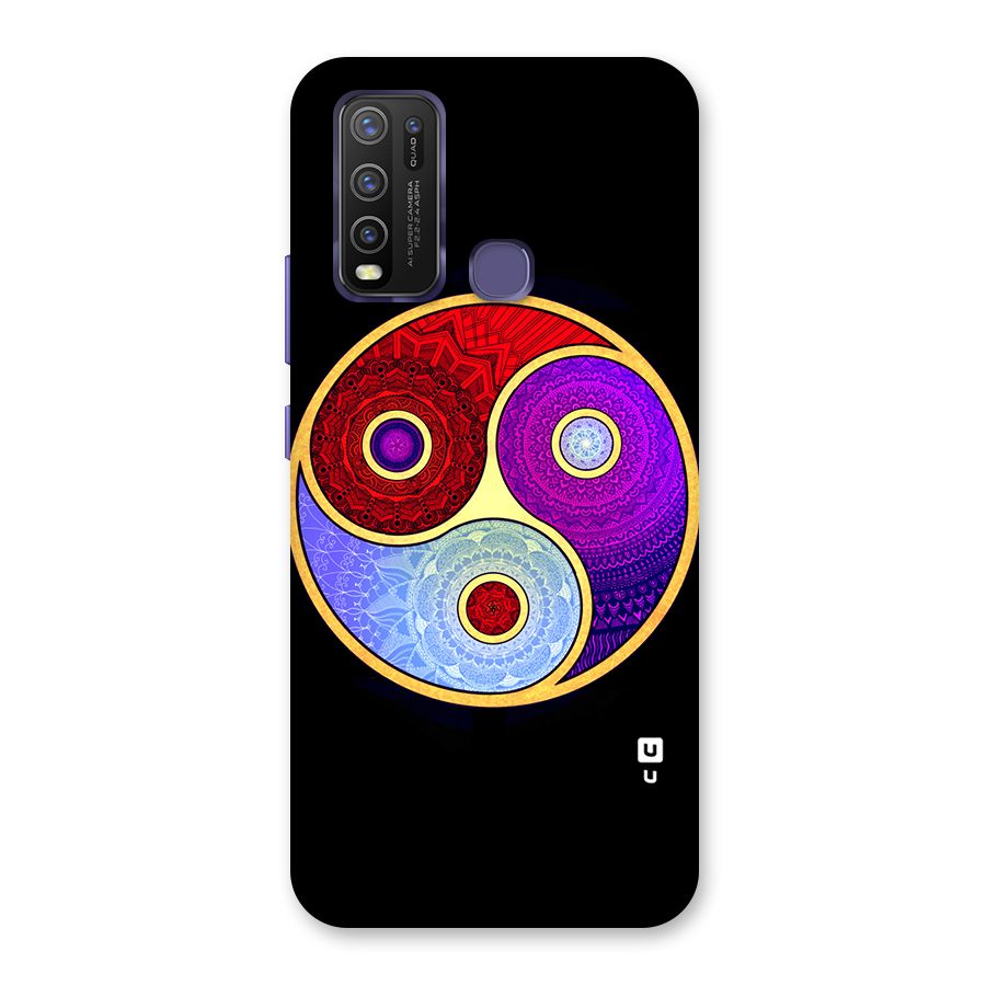 Yin Yang Mandala Design Back Case for Vivo Y50