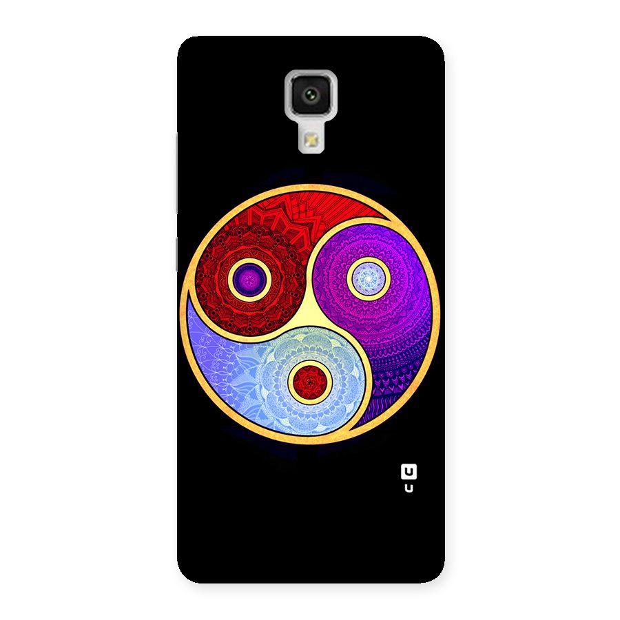 Yin Yang Mandala Design Back Case for Xiaomi Mi 4