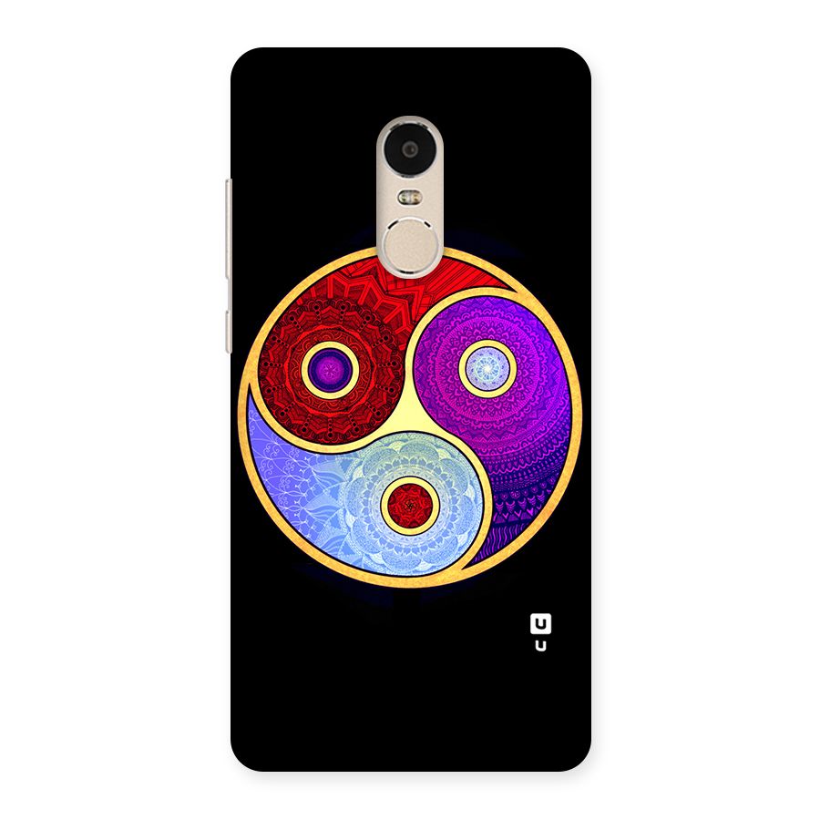 Yin Yang Mandala Design Back Case for Xiaomi Redmi Note 4