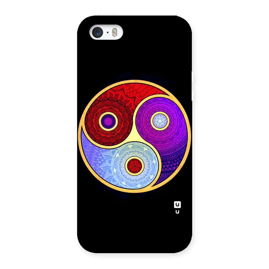 Yin Yang Mandala Design Back Case for iPhone 5 5S