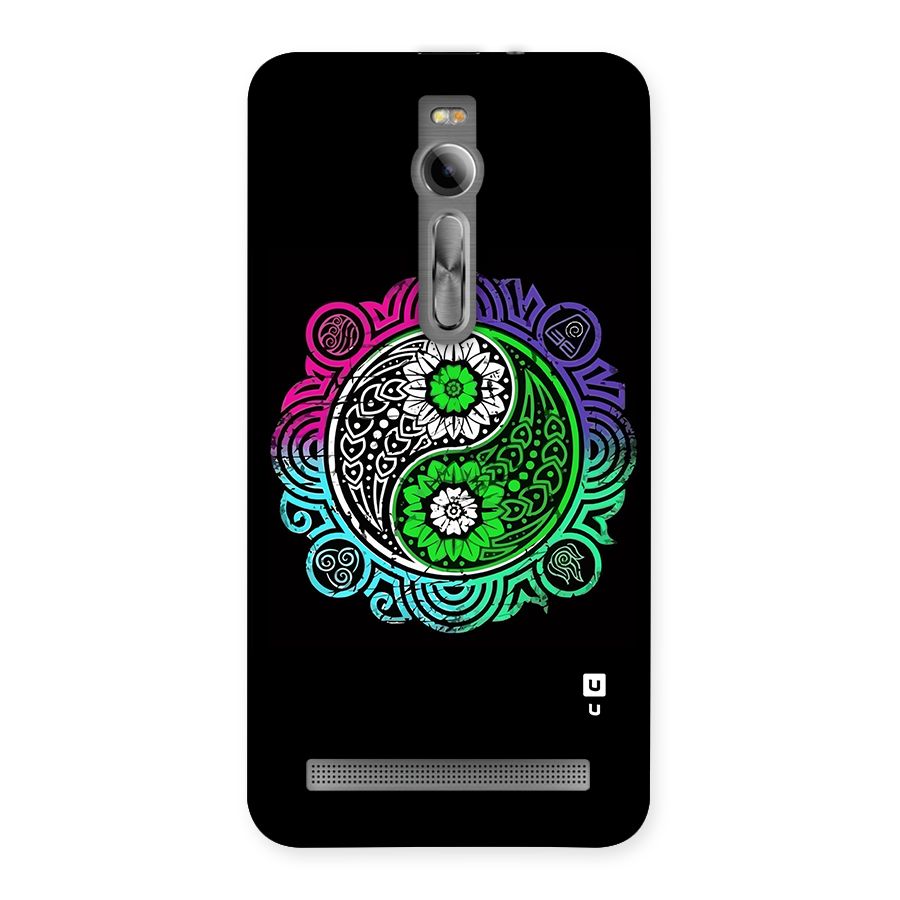 Yin and Yang Colorful Mandala Back Case for Asus Zenfone 2