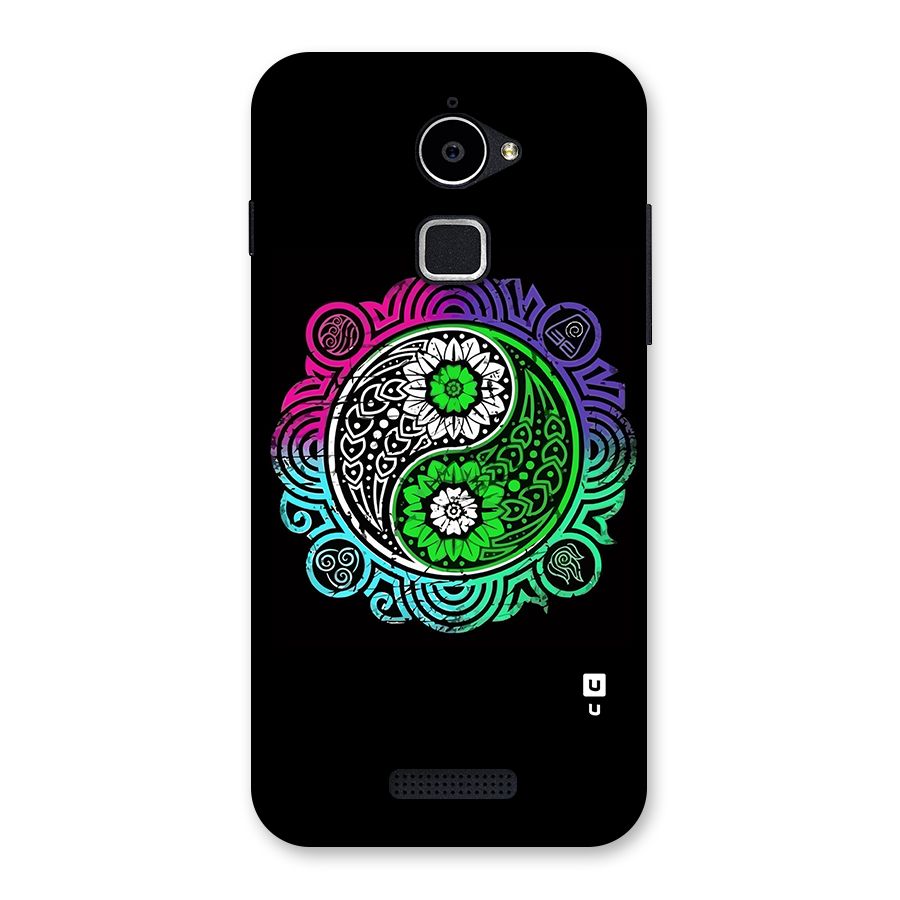 Yin and Yang Colorful Mandala Back Case for Coolpad Note 3 Lite