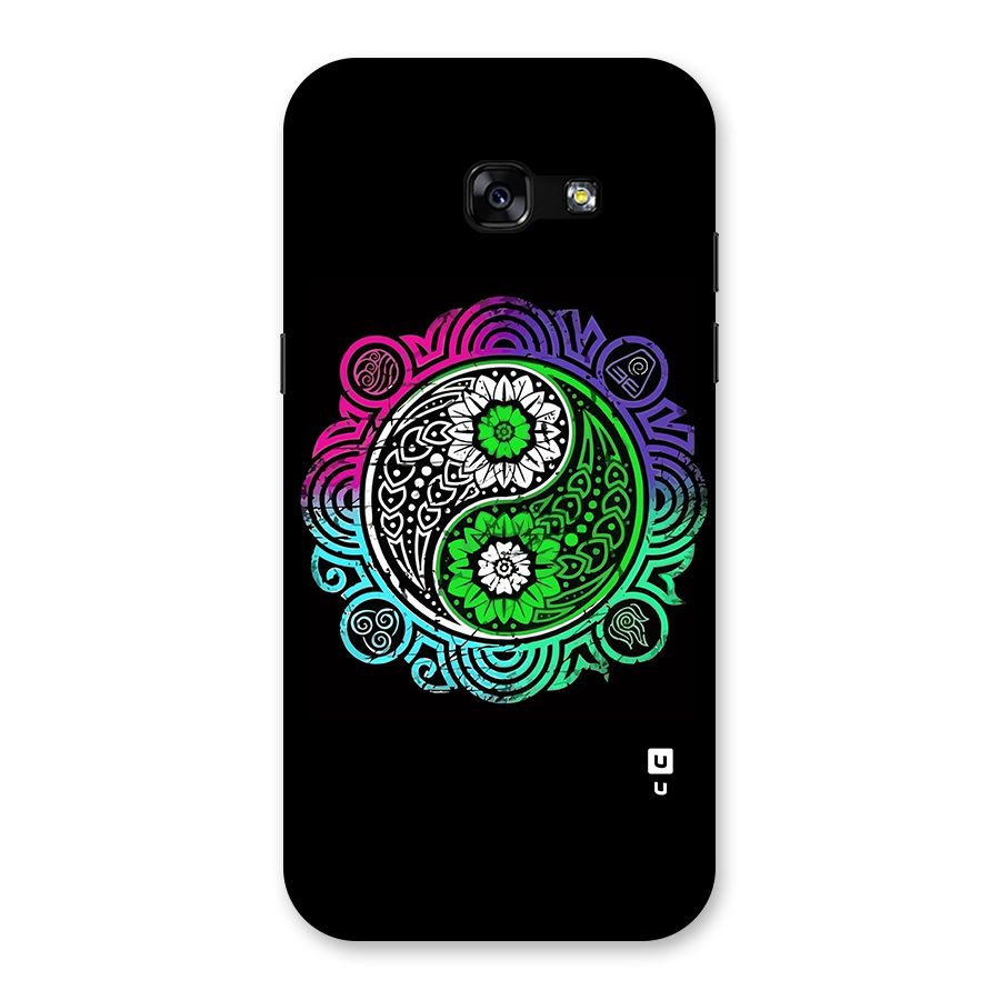 Yin and Yang Colorful Mandala Back Case for Galaxy A5 2017