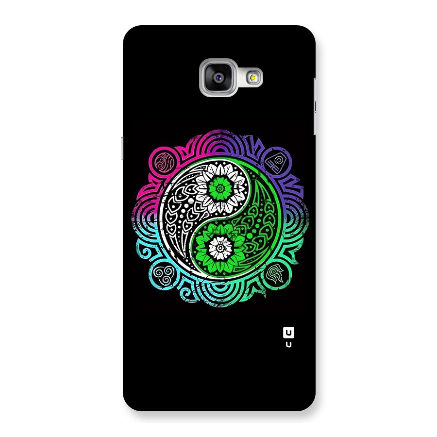 Yin and Yang Colorful Mandala Back Case for Galaxy A9