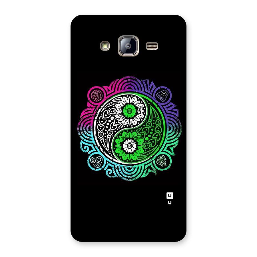 Yin and Yang Colorful Mandala Back Case for Galaxy On5