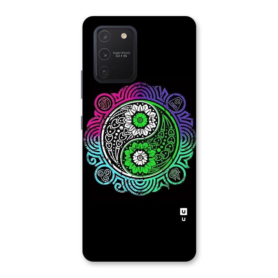Yin and Yang Colorful Mandala Back Case for Galaxy S10 Lite