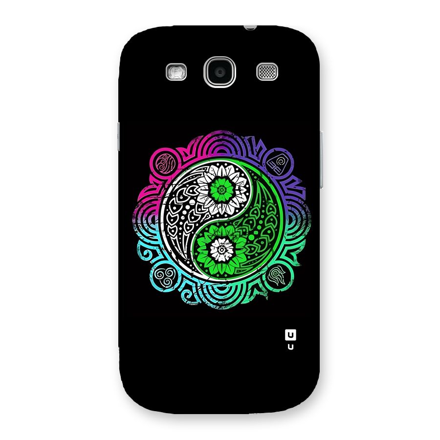 Yin and Yang Colorful Mandala Back Case for Galaxy S3