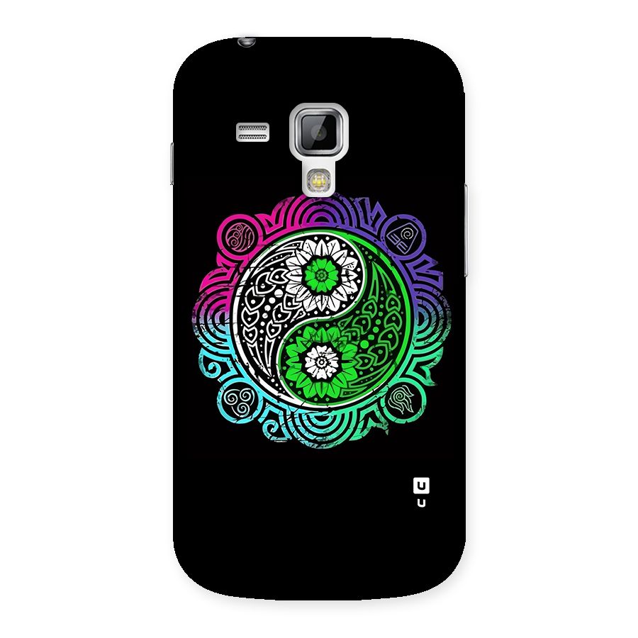 Yin and Yang Colorful Mandala Back Case for Galaxy S Duos