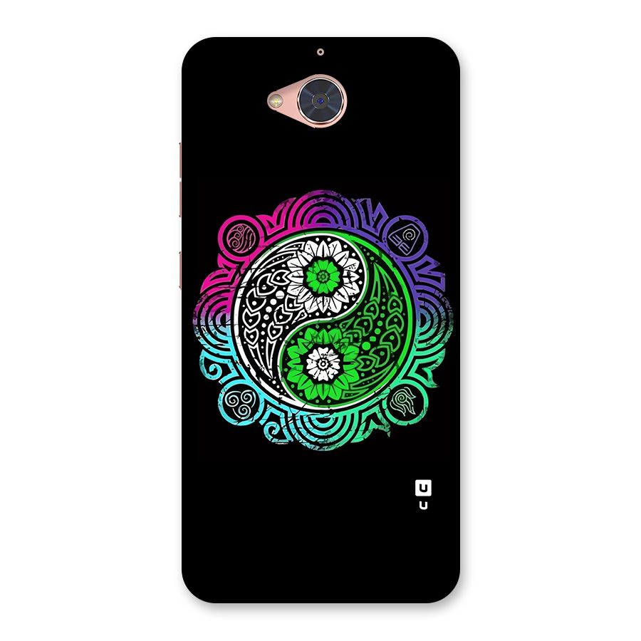 Yin and Yang Colorful Mandala Back Case for Gionee S6 Pro