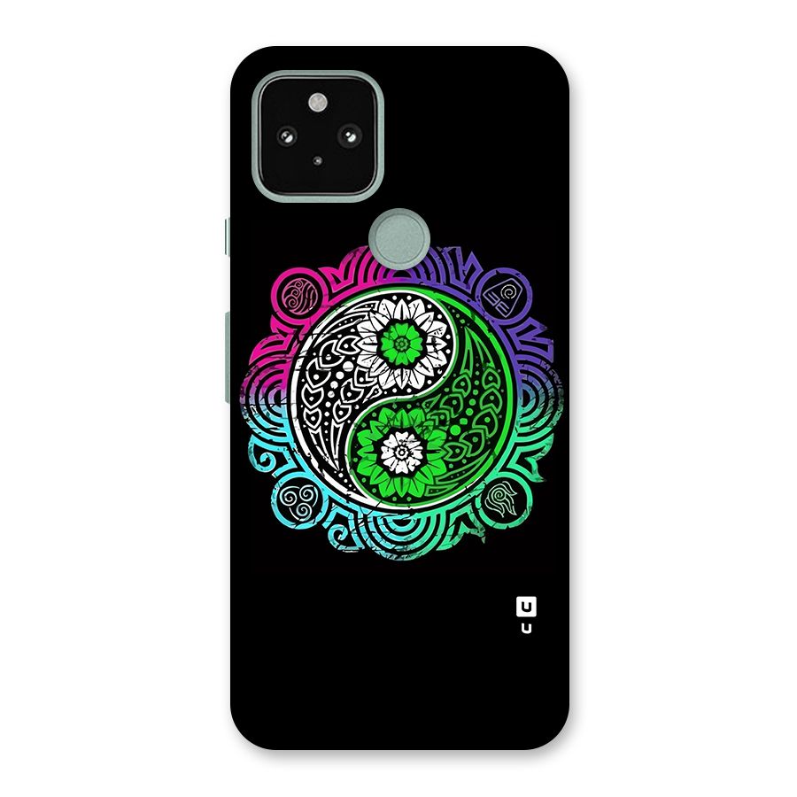Yin and Yang Colorful Mandala Back Case for Google Pixel 5
