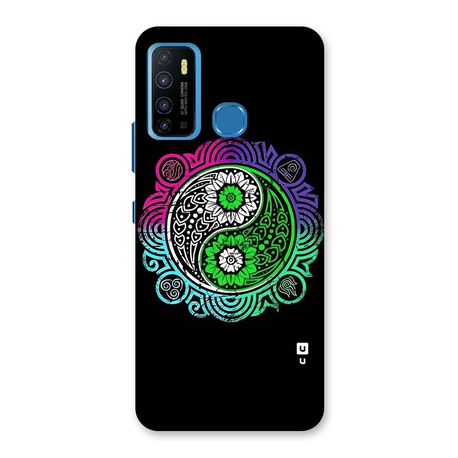 Yin and Yang Colorful Mandala Back Case for Infinix Hot 9