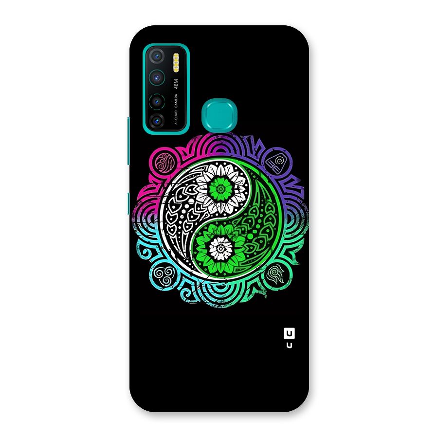 Yin and Yang Colorful Mandala Back Case for Infinix Hot 9 Pro