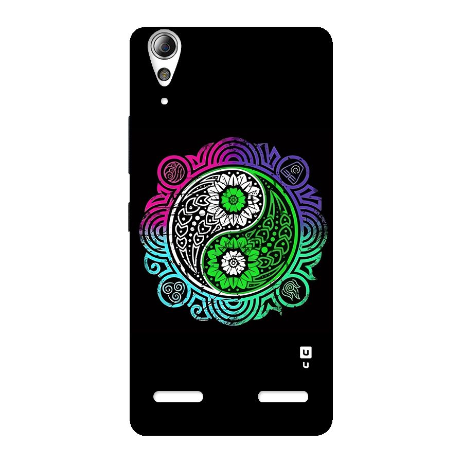 Yin and Yang Colorful Mandala Back Case for Lenovo A6000 Plus