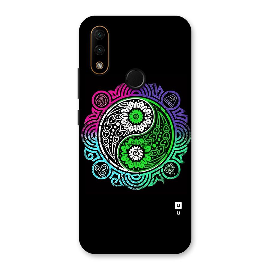 Yin and Yang Colorful Mandala Back Case for Lenovo A6 Note